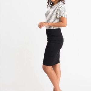 Classic Black Pencil Skirt